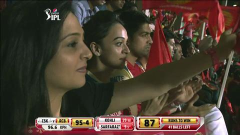 M20: RCB vs CSK – Sarfaraz Khan Six