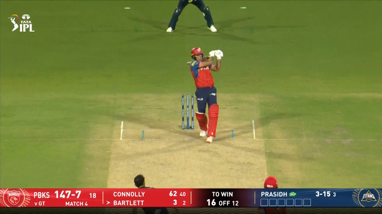IPL 2026 M04: PBKS vs GT - Xavier Bartlett Six