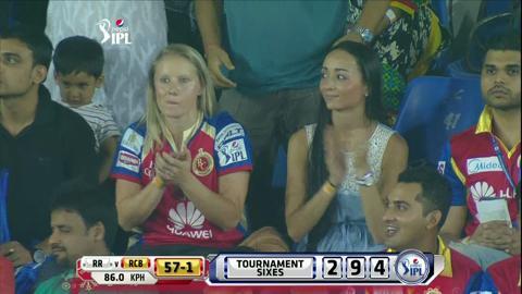 M22: RR vs RCB – Virat Kohli Six