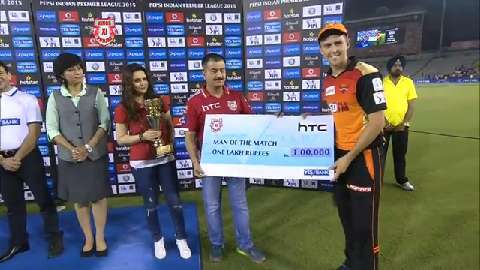 M27: KXIP vs SRH – Man of the Match – Trent Boult