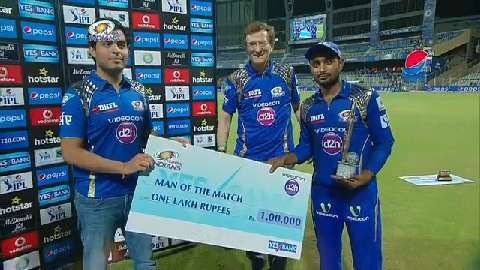 M32: MI vs RR – Man of the Match – Ambati Rayudu background