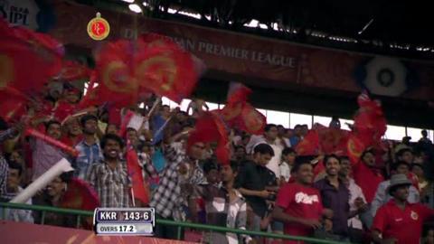Match 10 RCB vs KKR – Doeschate's Wicket