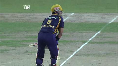 Match 38 KKR vs RCB – Gambhir's 5th Six background