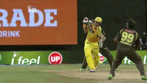 M34: CSK vs SRH – Suresh Raina Wicket background
