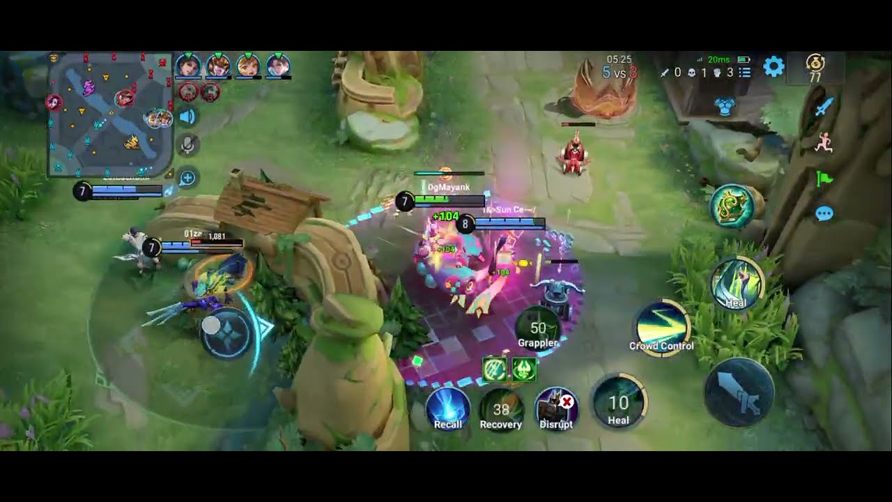 Enemy Deleted in 2 Seconds 😳| HOK #deygayan #hok #honorofkings #gaming #mobilegaming #clutch #viral