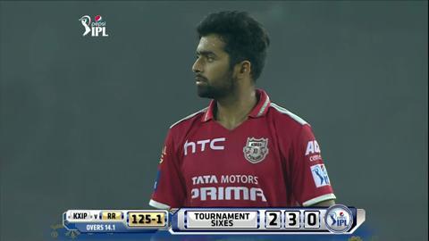 M18: RR vs KXIP – Ajinkya Rahane Six