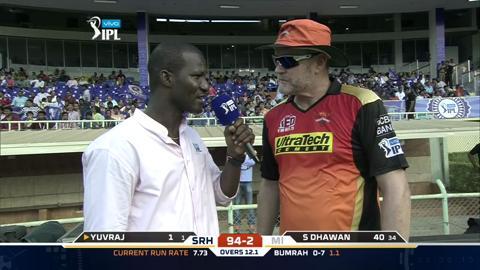 M37: MI vs SRH – Tom Moody Interview background