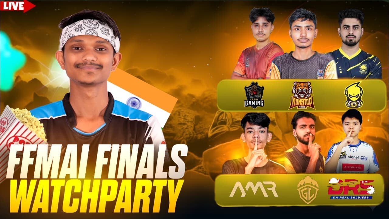 FREE FIRE MAX ASIA INVITATIONALS GRAND FINALS TG,NG,MNZ,NMR,GODLIKE background