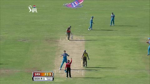 M22: PWI vs SRH – Karan Sharma Wicket