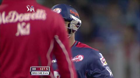 M10: MI vs DD – Kedar Jadhav Wicket