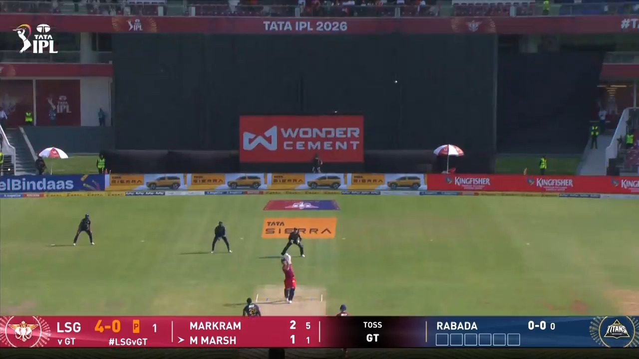 IPL 2026 M19: LSG vs GT - Mitchell Marsh Six