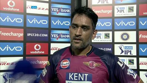 M40: RPS vs SRH – MS Dhoni Interview