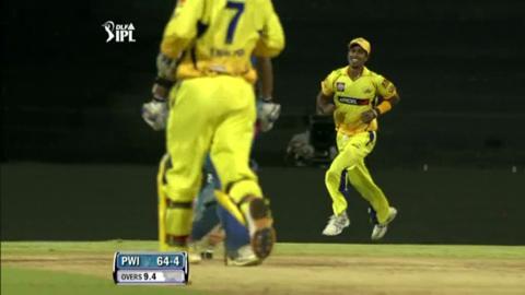 Match 24 CSK vs PWI – Ganguly's Wicket