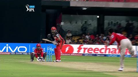 M50: RCB vs KXIP – Virat Kohli Six