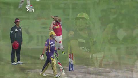 M35: KKR vs KXIP – Manvinder Bisla Six