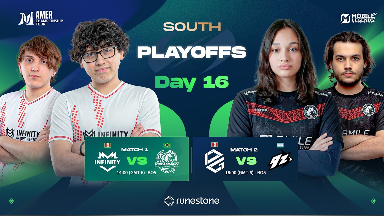 LIVE 🔴 | MCT AMER South Group | Playoffs | Day 16 – (EN) background