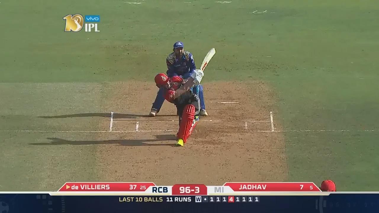 M38: MI vs RCB – AB de Villiers Six