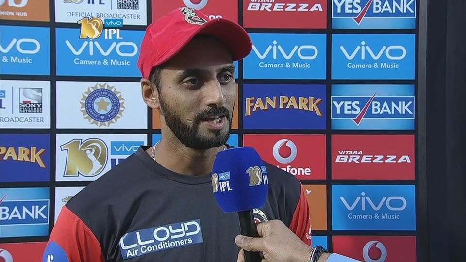 M20: GL vs RCB – Sreenath Aravind Interview background
