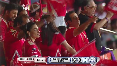 M60: KKR vs KXIP – Manan Vohra Six background
