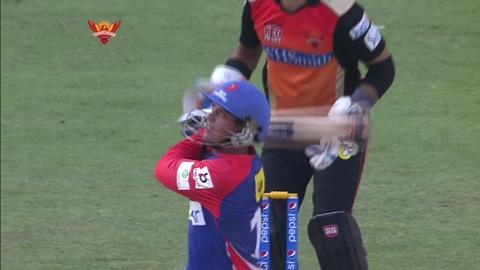 M12: SRH vs DD – Quinton de Kock Wicket