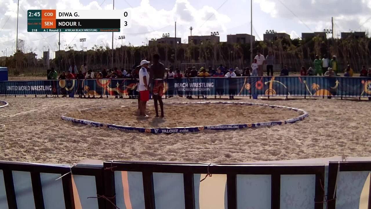 Gradi Mantu DIWA (COD) vs. Ibrahima NDOUR (SEN) • A | Round 3 • Men's BW 70Kg