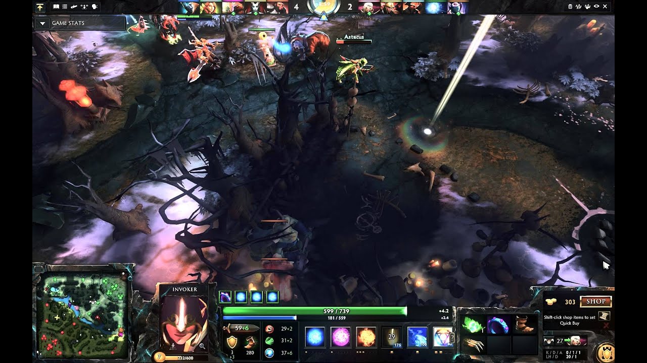 Dota 2 INVOKER Montage "True Arcanery" background