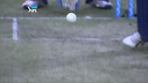 M17: DD vs MI – Ambati Rayudu Wicket background