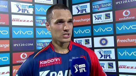 M42: SRH vs DD – Nathan Coulter-Nile Interview background