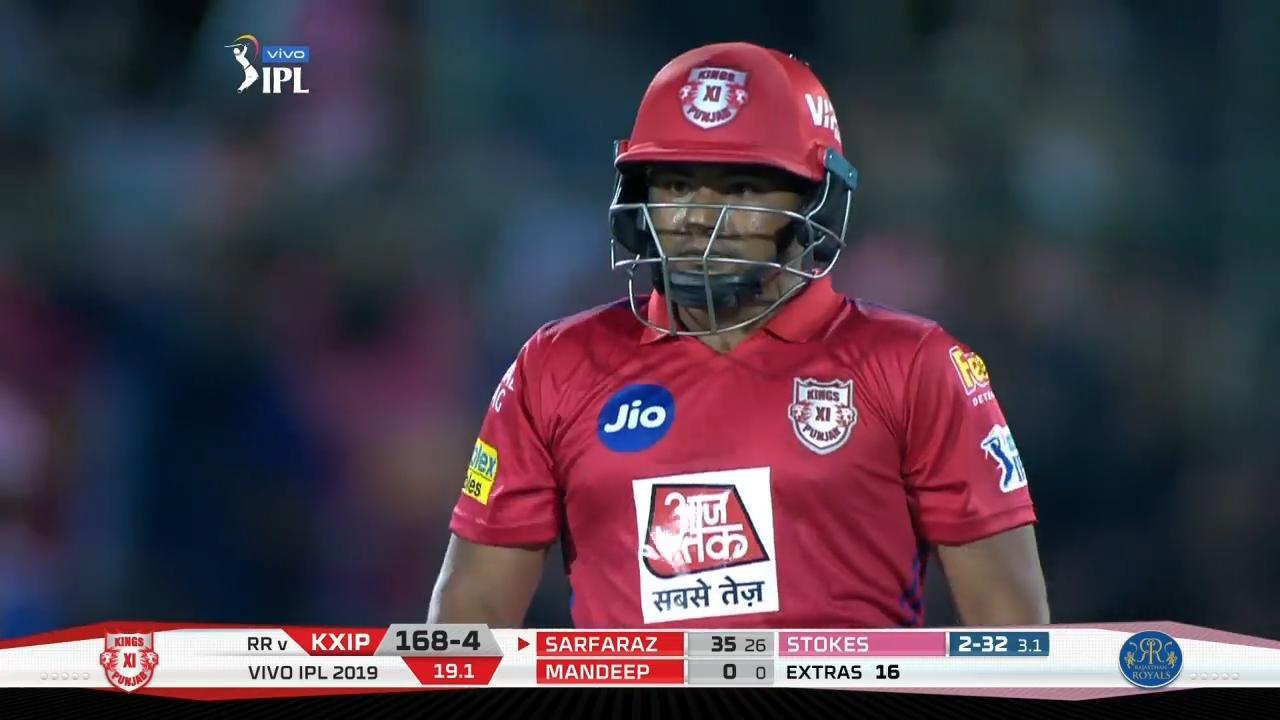 Sarfaraz Khan's stroke-filled 46*(29) background