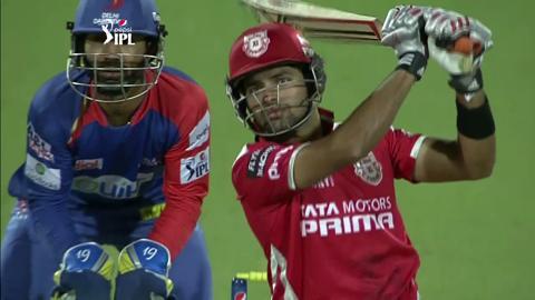 M45: DD vs KXIP – Manan Vohra Wicket
