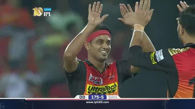 M21: SRH vs DD – Fall Of Wickets