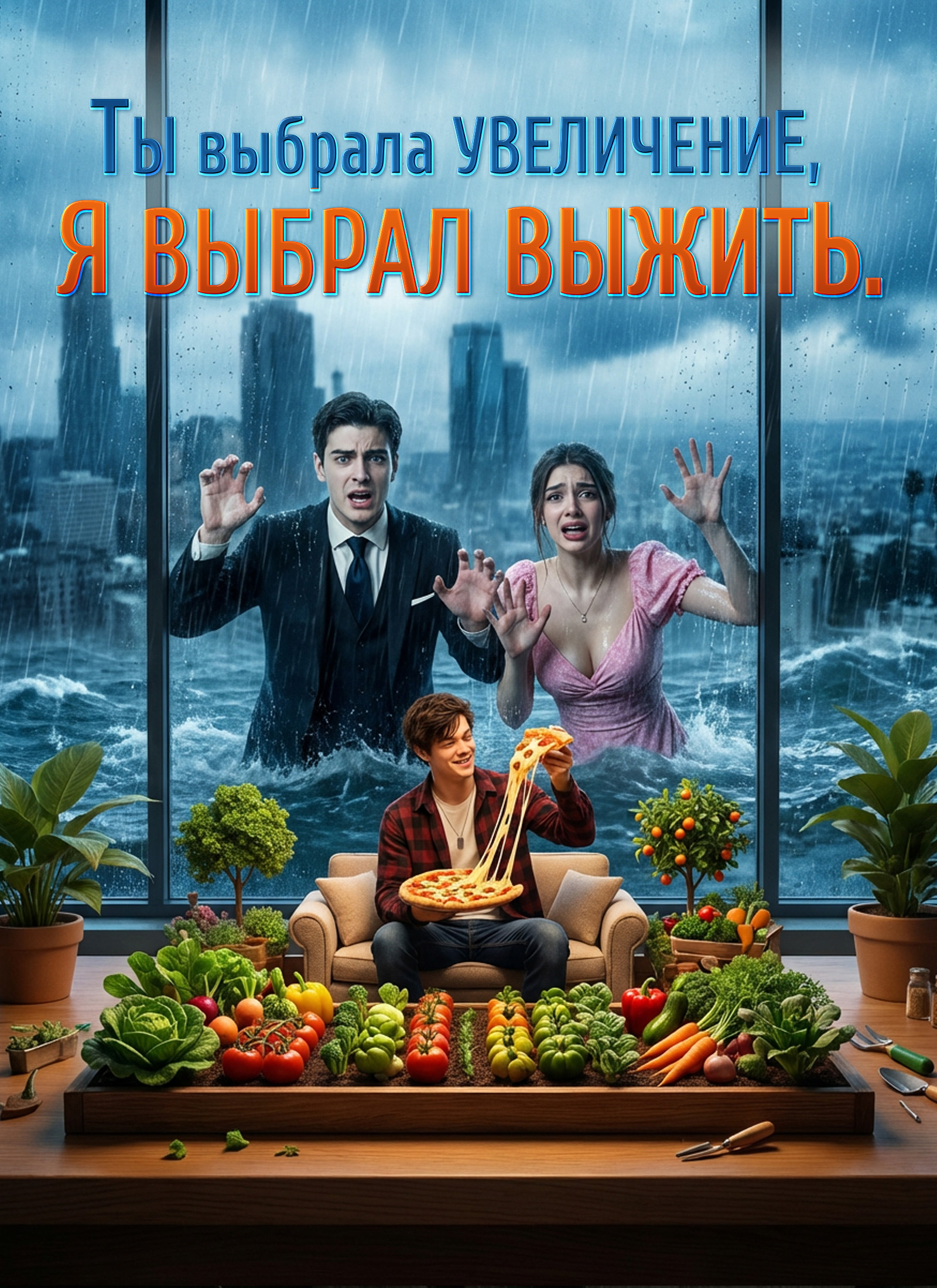 Ты выбрала увеличение, я выбрал выжить. poster