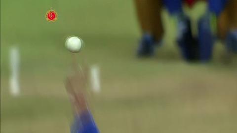 M35: RCB vs RR – Stuart Binny Wicket