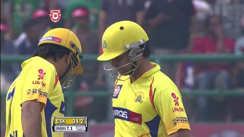 Match 66 KXIP vs CSK – Raina's 2nd Six