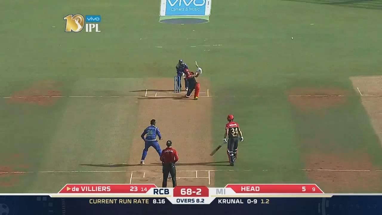 M38: MI vs RCB – AB de Villiers Six