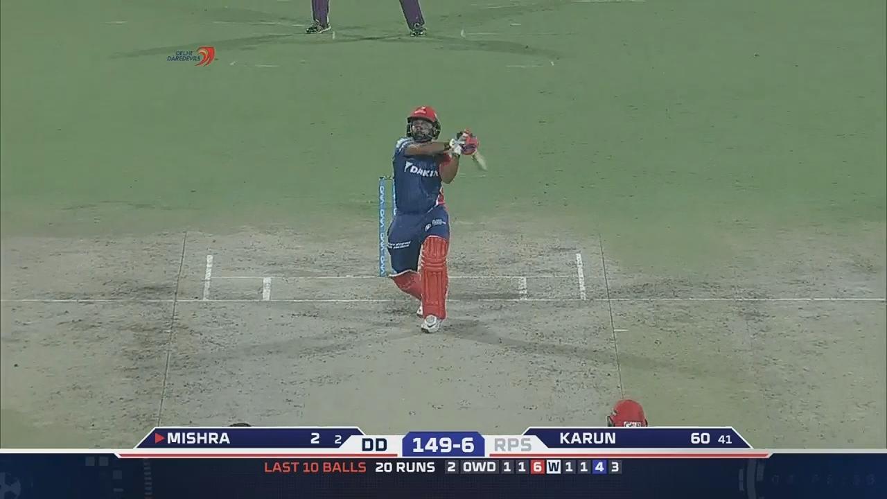M52: DD vs RPS – Amit Mishra Six