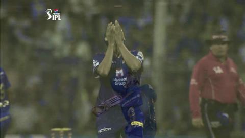 M10: MI vs DD – Ambati Rayudu Wicket