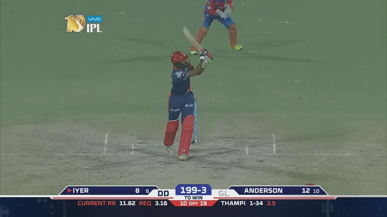 M42: DD vs GL – Shreyas Iyer Six background