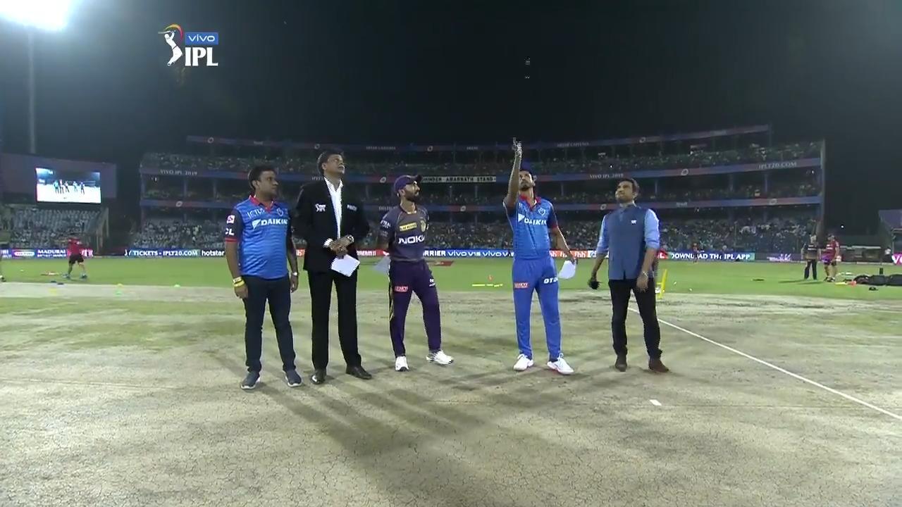 M10: DC vs KKR – Toss background