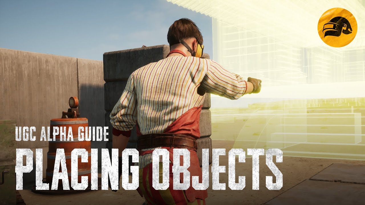 PUBG | UGC Alpha Guide 2: Placing Objects background