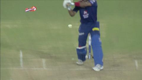 M44: DD vs KKR – Unmukt Chand Wicket