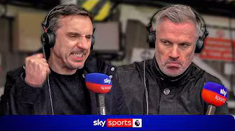 COMMS CAM! ЁЯОе Gary Neville and Jamie Carragher react to Manchester United's win over Liverpool
