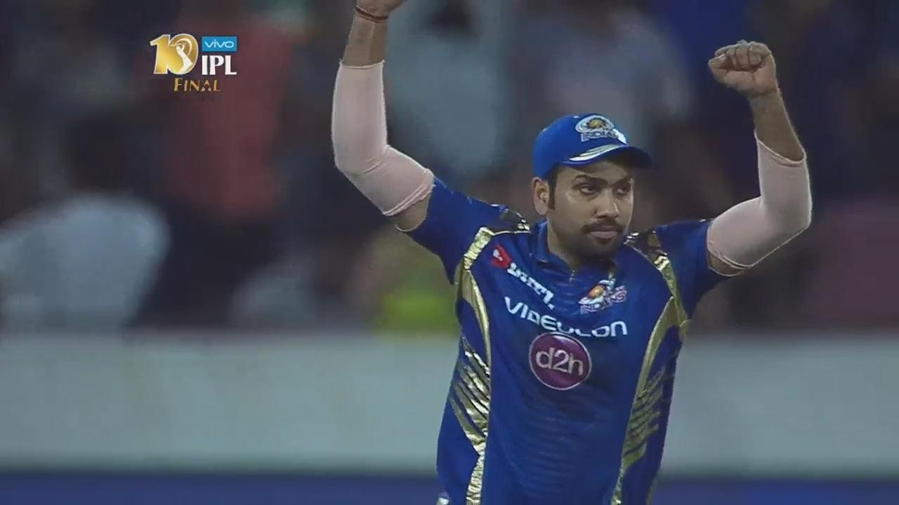 Final: RPS vs MI – Manoj Tiwary Wicket