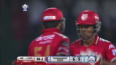 M60: KKR vs KXIP – Wriddhiman Saha Six