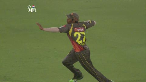M25: SRH vs KXIP – Piyush Chawla Wicket background