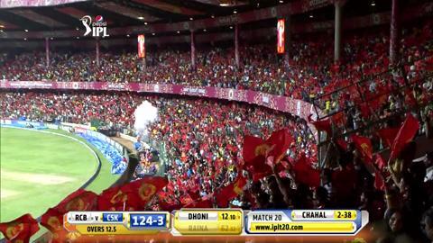 M20: RCB vs CSK – Suresh Raina Wicket