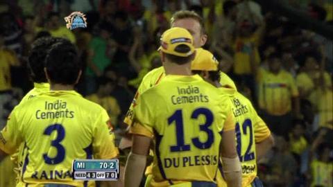 Match 1 CSK vs MI - Sharma's Wicket