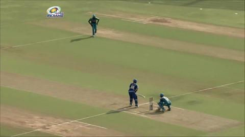M15: MI vs PWI – Sachin Tendulkar Wicket