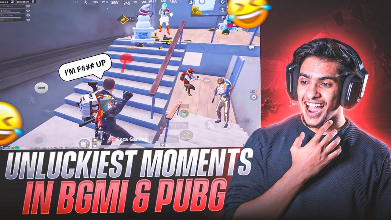 😂 World Most Unluckiest and Funniest Tiktok Moments in PUBG Mobile - PUBG/BGMI Best Moments background