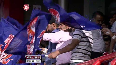 Match 69 KXIP vs DD – Chawla's Wicket background